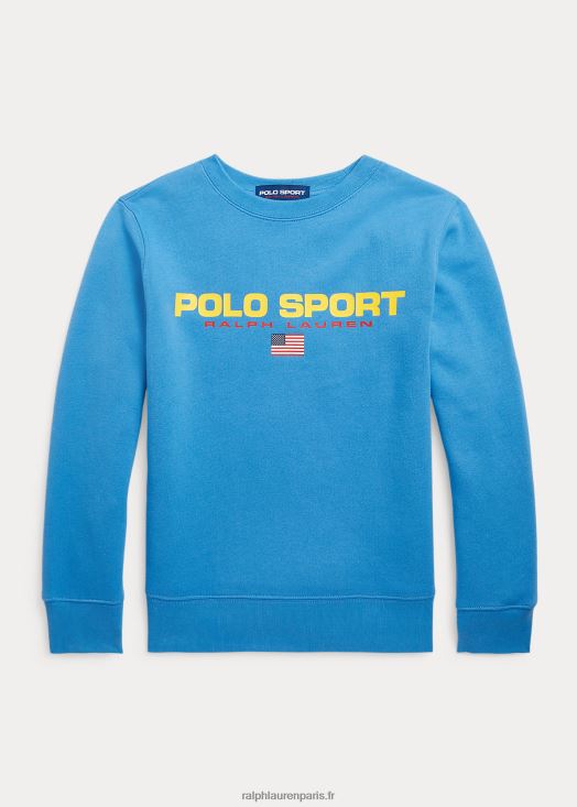 sweat polaire polo sport 46T60T6139 enfants Ralph Lauren orbite bleue