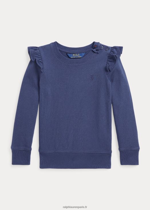 sweat-shirt spa éponge à volants 46T60T7433 enfants Ralph Lauren marine rustique