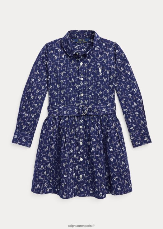 robe-chemise en coton à fleurs 46T60T7412 enfants Ralph Lauren madelyn floral