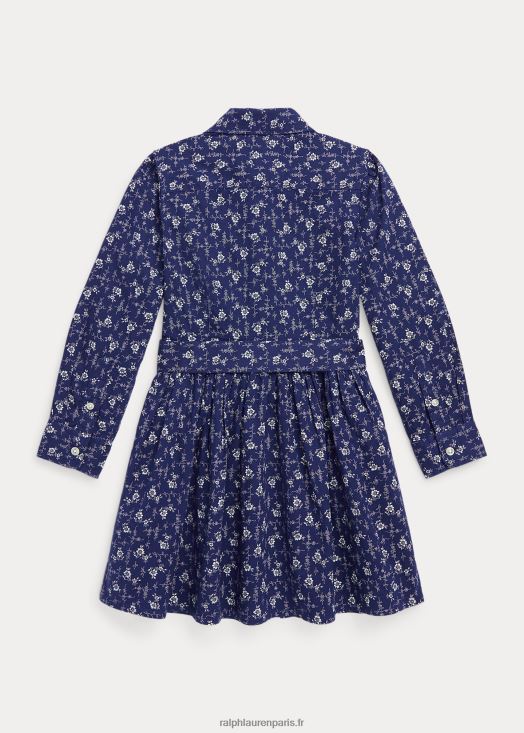 robe-chemise en coton à fleurs 46T60T7412 enfants Ralph Lauren madelyn floral