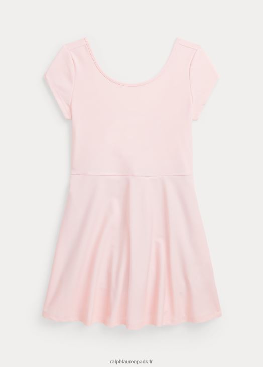 robe en jersey performante 46T60T7424 enfants Ralph Lauren rose acacia