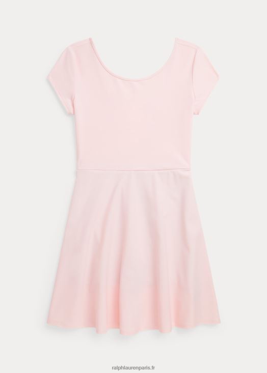 robe en jersey performante 46T60T7501 enfants Ralph Lauren rose acacia