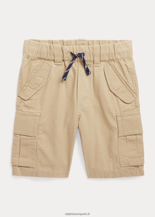 short cargo en coton indéchirable 46T60T9775 enfants Ralph Lauren kaki classique