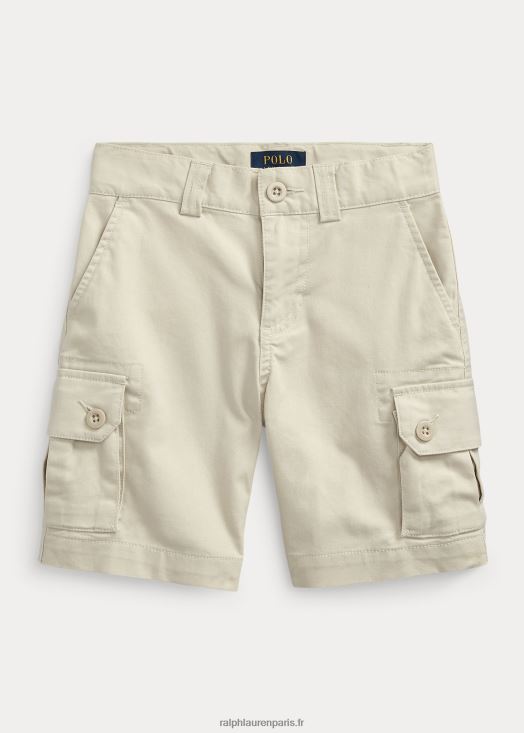 short cargo en sergé stretch 46T60T5881 enfants Ralph Lauren sable de base