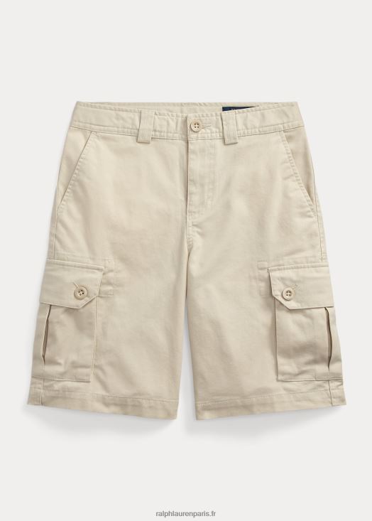 short cargo en sergé stretch 46T60T6263 enfants Ralph Lauren sable de base