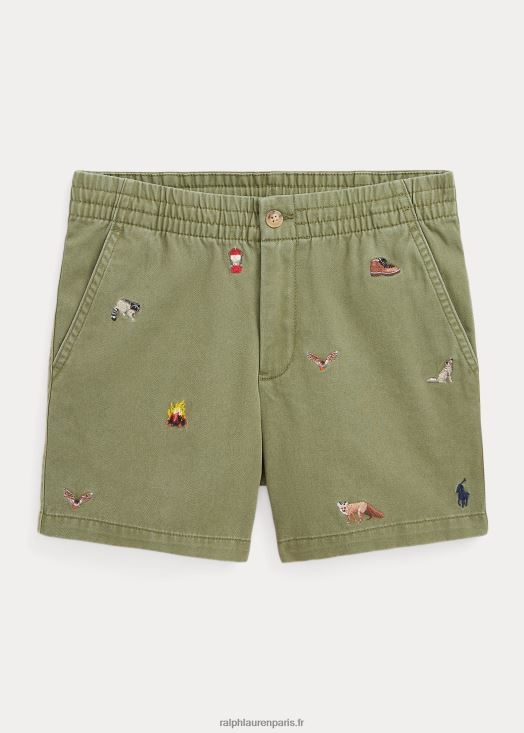 short chino en coton polo prepster 46T60T6145 enfants Ralph Lauren sauge noire