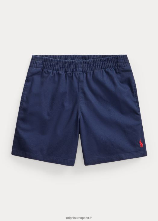 short chino extensible 46T60T5886 enfants Ralph Lauren marine de newport