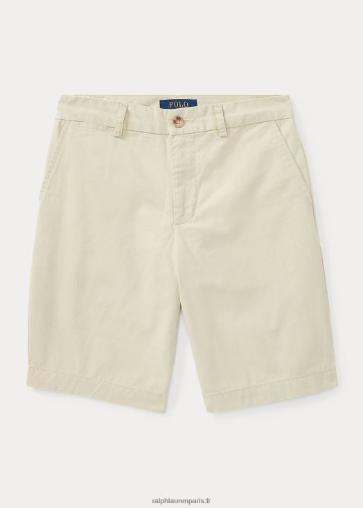 short chino stretch coupe droite 46T60T6309 enfants Ralph Lauren sable de base