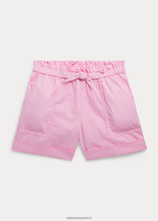 short de camp en sergé de coton 46T60T7151 enfants Ralph Lauren rose carmel