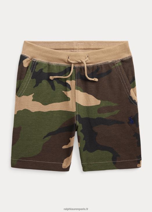 short en filet de coton 46T60T5854 enfants Ralph Lauren surplus de camouflage