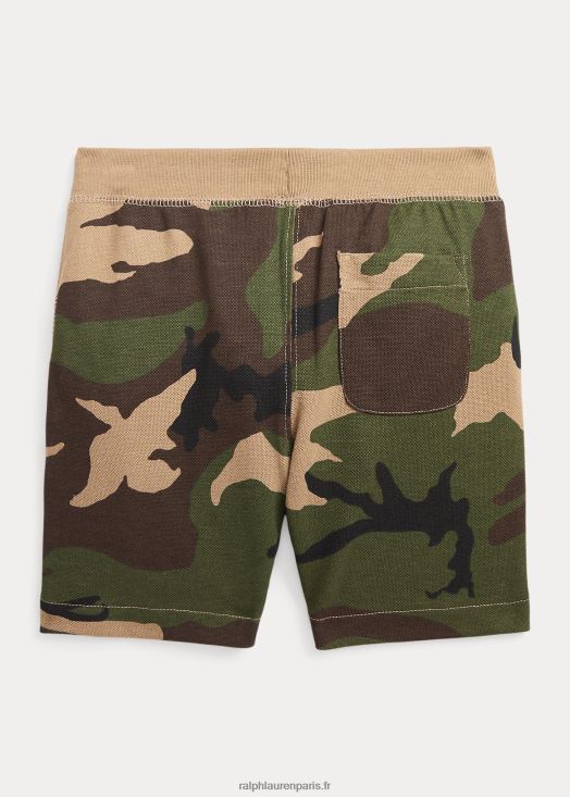 short en filet de coton 46T60T5854 enfants Ralph Lauren surplus de camouflage