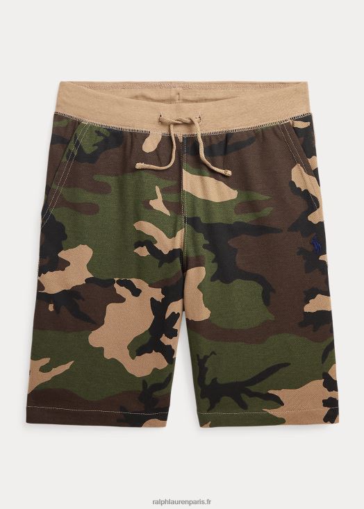 short en filet de coton 46T60T6228 enfants Ralph Lauren surplus de camouflage