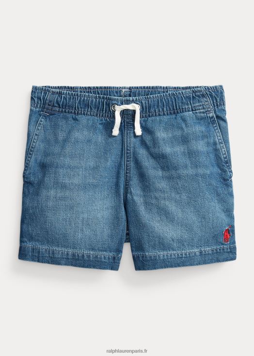short en jean polo prepster 46T60T6171 enfants Ralph Lauren lavage milbrook