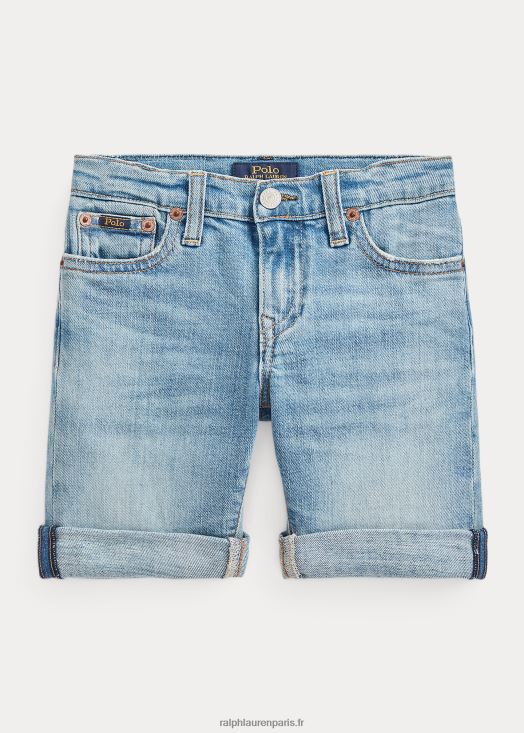 short en jean slim stretch sullivan 46T60T5773 enfants Ralph Lauren lavage calhoun