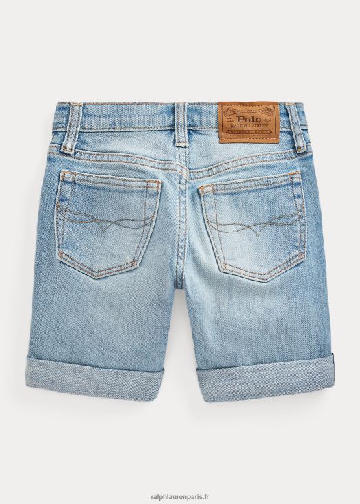 short en jean slim stretch sullivan 46T60T5773 enfants Ralph Lauren lavage calhoun