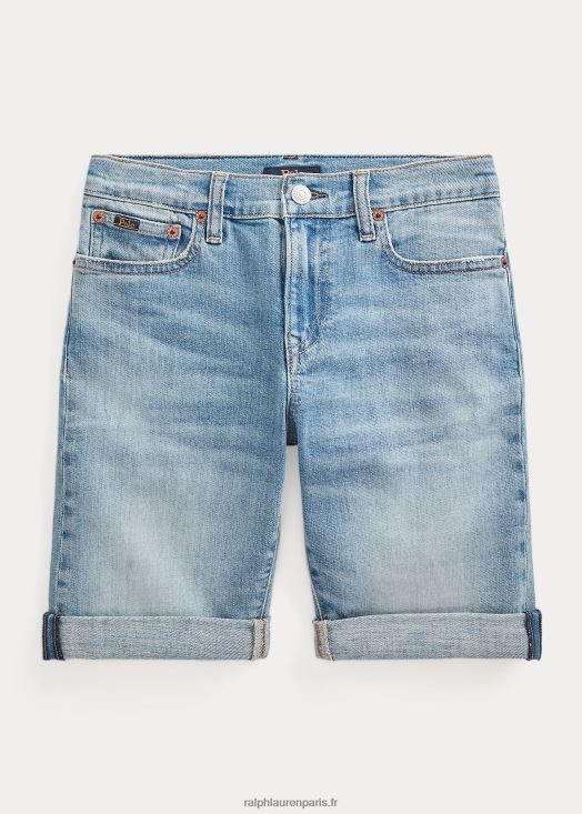 short en jean slim stretch sullivan 46T60T9848 enfants Ralph Lauren lavage calhoun