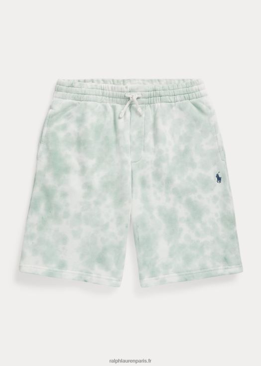 short en molleton lavé 46T60T6081 enfants Ralph Lauren menthe fanée
