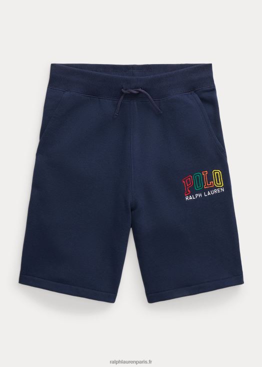 short en molleton à logo 46T60T6221 enfants Ralph Lauren marine de croisière