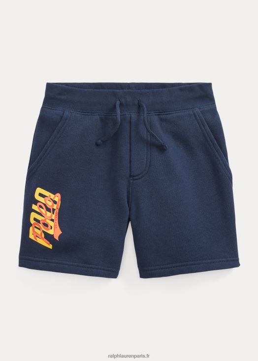 short en molleton à logo 46T60T9907 enfants Ralph Lauren marine de croisière