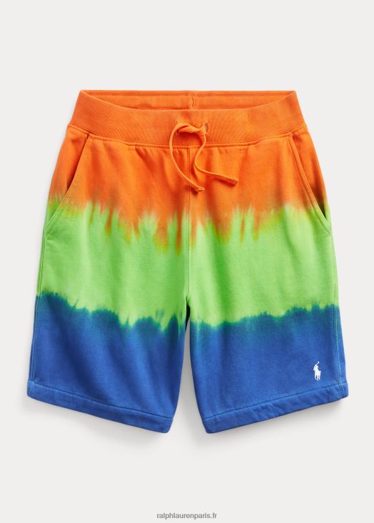 short en molleton tie-dye 46T60T6672 enfants Ralph Lauren étoile saphir multi