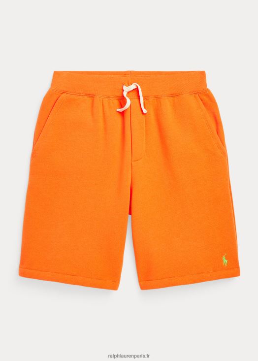 short en polaire avec cordon de serrage 46T60T6201 enfants Ralph Lauren station orange