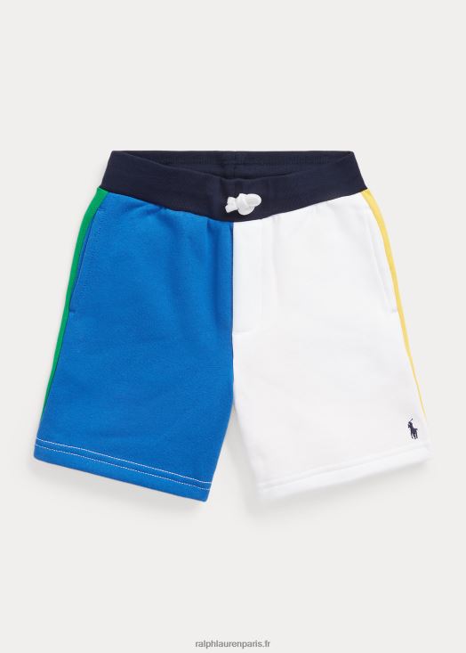 short en polaire color-block 46T60T5796 enfants Ralph Lauren multicolore blanc