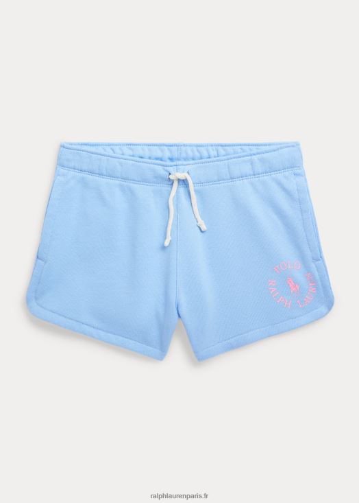 short en éponge à logo big pony 46T60T7052 enfants Ralph Lauren bleu bébé