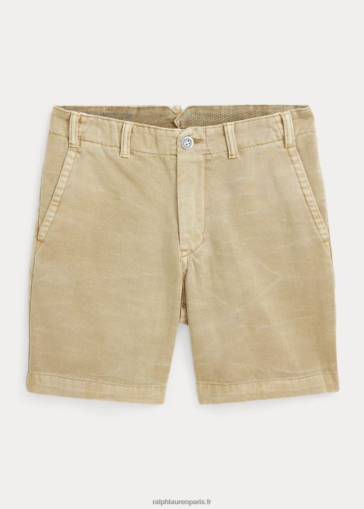short en sergé de coton 46T60T6114 enfants Ralph Lauren beige côtier