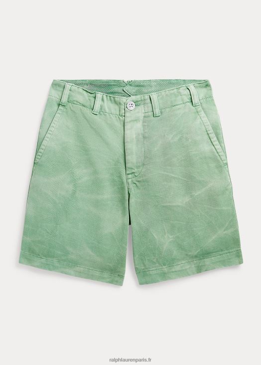 short en sergé de coton 46T60T6115 enfants Ralph Lauren menthe fanée