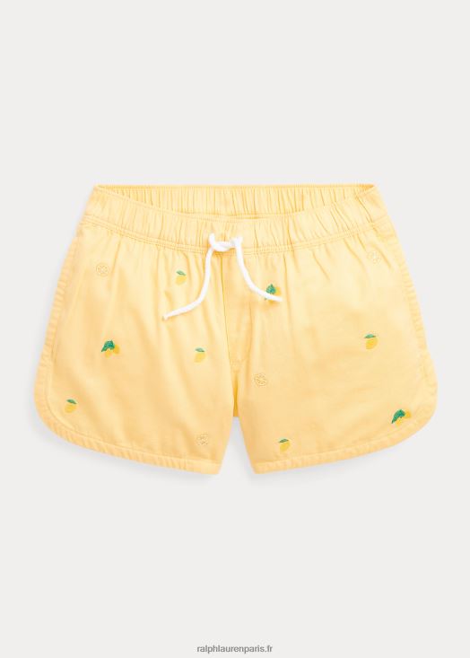 short en sergé de coton citron 46T60T7087 enfants Ralph Lauren crème de banane - Cliquez sur l'image pour la fermer