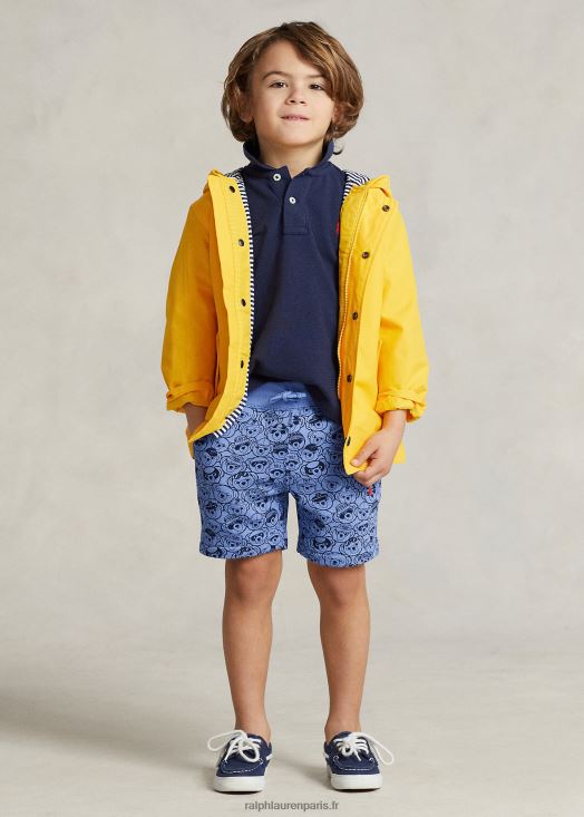short polaire ours polo 46T60T5661 enfants Ralph Lauren Harbour Island bleu/marine