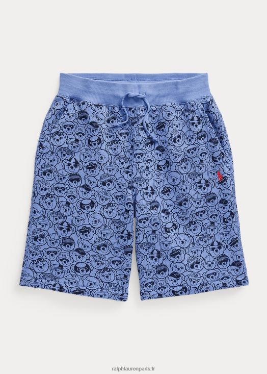 short polaire ours polo 46T60T6173 enfants Ralph Lauren Harbour Island bleu/marine