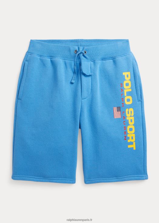 short polaire polo sport 46T60T6144 enfants Ralph Lauren orbite bleue