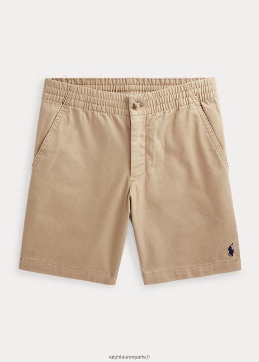 short polo prepster flex abrasion sergé 46T60T6013 enfants Ralph Lauren colline kaki