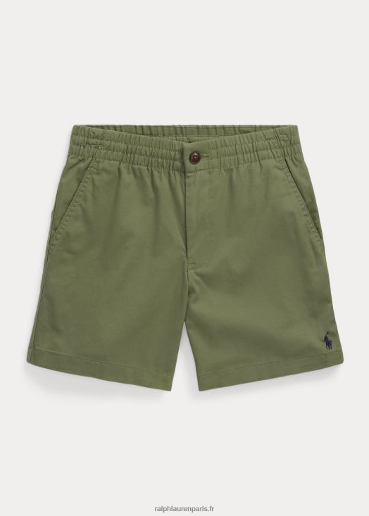 short polo prepster flex abrasion sergé 46T60T6014 enfants Ralph Lauren vert cargo