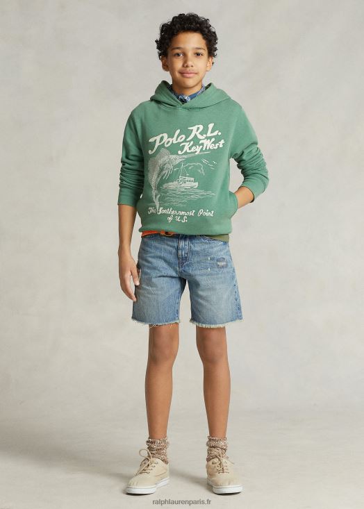 short slim en jean usé sullivan 46T60T5977 enfants Ralph Lauren lavage plimpton