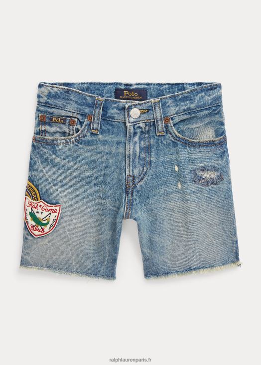 short slim en jean usé sullivan 46T60T9776 enfants Ralph Lauren lavage plimpton