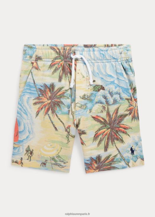 short spa éponge à imprimé tropical 46T60T5737 enfants Ralph Lauren bazar de plage hawaïen