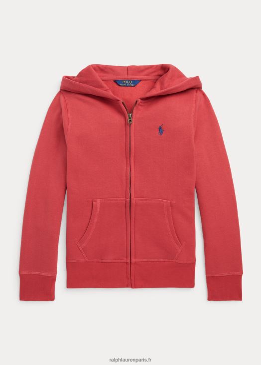 sweat à capuche en molleton 46T60T7028 enfants Ralph Lauren piment/chasseur marine
