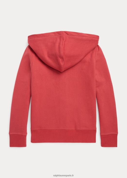sweat à capuche en molleton 46T60T7028 enfants Ralph Lauren piment/chasseur marine