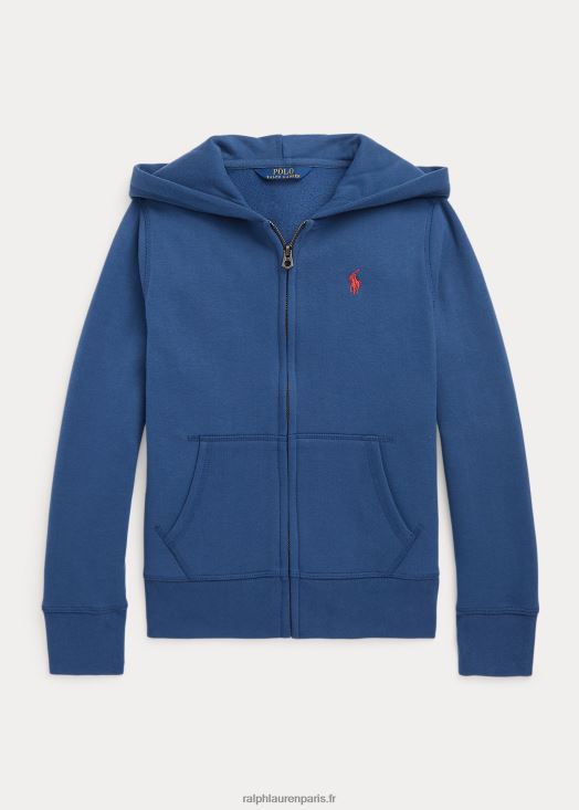 sweat à capuche en molleton 46T60T7029 enfants Ralph Lauren nuit marine/piment