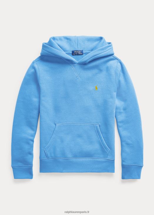sweat à capuche polaire 46T60T6204 enfants Ralph Lauren bleu de l'île du port