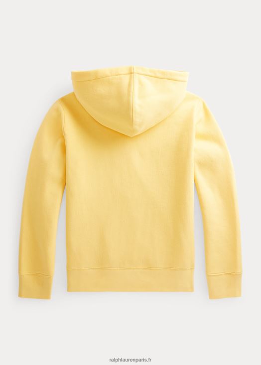 sweat à capuche polaire 46T60T6205 enfants Ralph Lauren maïs jaune