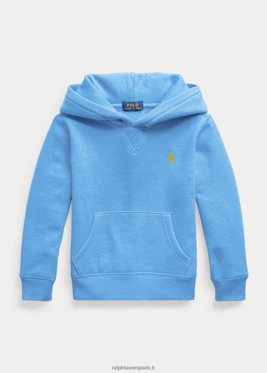 sweat à capuche polaire 46T60T6485 enfants Ralph Lauren bleu de l'île du port