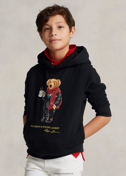 sweat à capuche polo bear nouvel an lunaire 46T60T6573 enfants Ralph Lauren noir