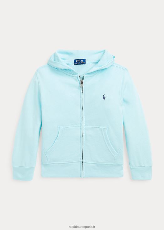 sweat à capuche zippé en éponge spa 46T60T5825 enfants Ralph Lauren île aquatique