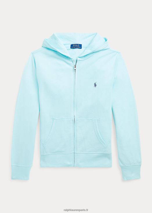 sweat à capuche zippé en éponge spa 46T60T6177 enfants Ralph Lauren île aquatique
