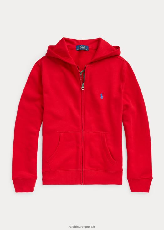 sweat à capuche zippé à logo 46T60T6635 enfants Ralph Lauren rl 2000 rouge
