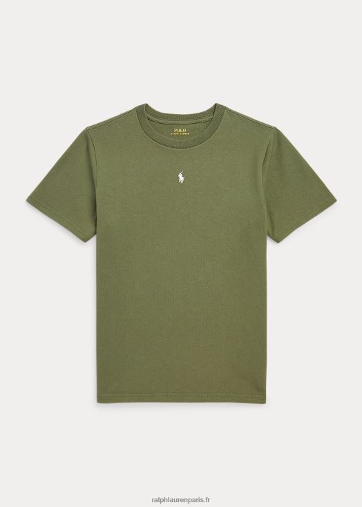 t-shirt à col rond en jersey de coton 46T60T6656 enfants Ralph Lauren
