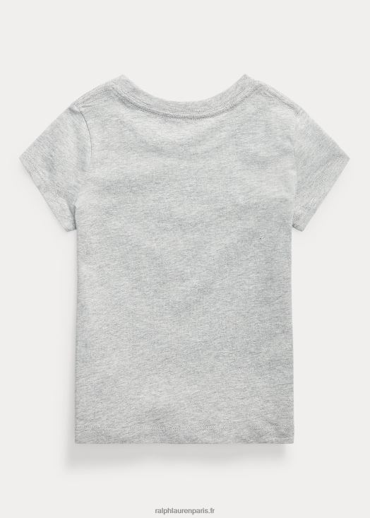 t-shirt en jersey de coton 46T60T6907 enfants Ralph Lauren andover bruyère